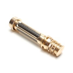 Porte moulinet doré insert carbone (19 g)