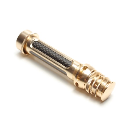 Porte moulinet doré insert carbone (19 g)