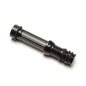 Porte moulinet noir insert carbone (19 g)