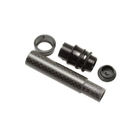Porte moulinet noir insert carbone SKELETON (26,7 g)