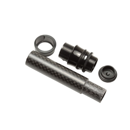 Porte moulinet noir insert carbone SKELETON (26,7 g)