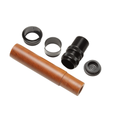 Porte moulinet noir insert noyer SKELETON (20 g)