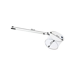 Epuisette téléscopique aluminium (2 m)