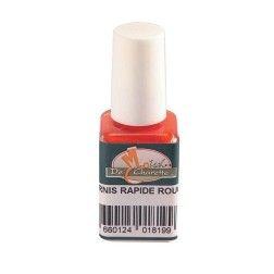Vernis rapide rouge JMC