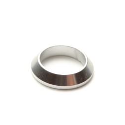 Bague de finition en aluminium chromée