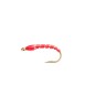 Nymphe rouge tinsel plat argent
